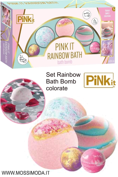 *PINK IT* Set Rainbow Bath Bomb colorate Art.40072 *PINK IT* Set Rainbow Bath Bomb colorate Art.40072